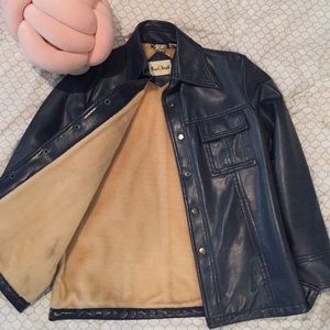 Vinyl vintage coat